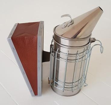 Smoker Edelstahl S/ 8cm mit Schutzgitter
